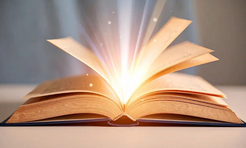 Open book of the Akashic Records